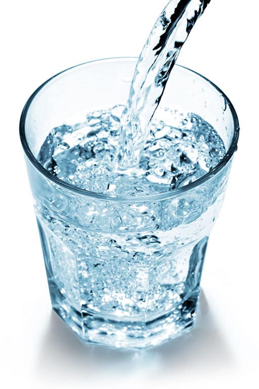 glass of water