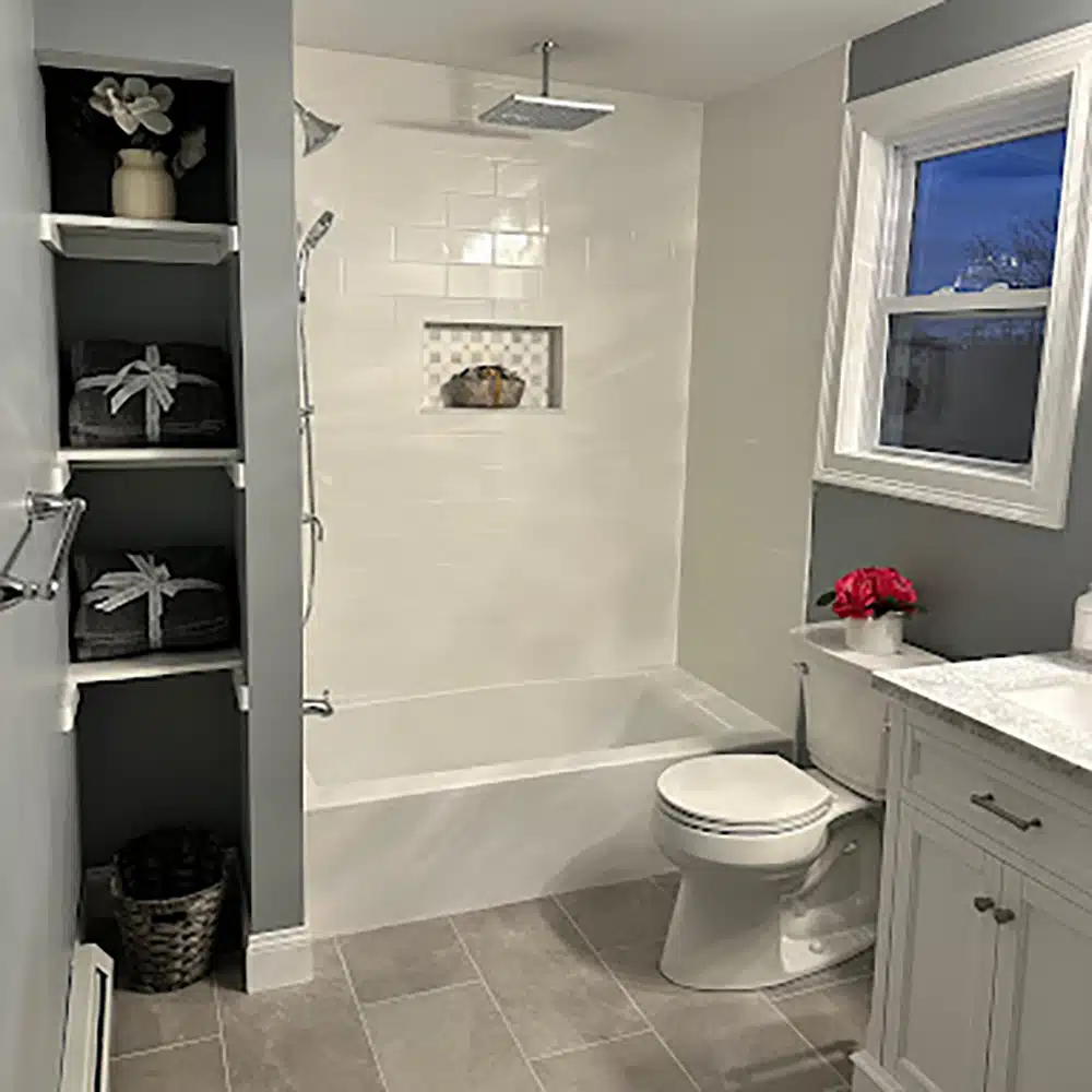Bathroom remodel in Providence, RI.